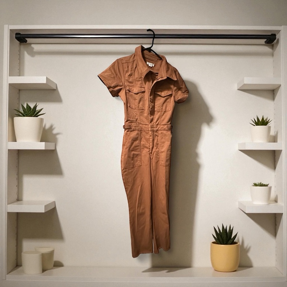 Good American Camel Jumpsuit